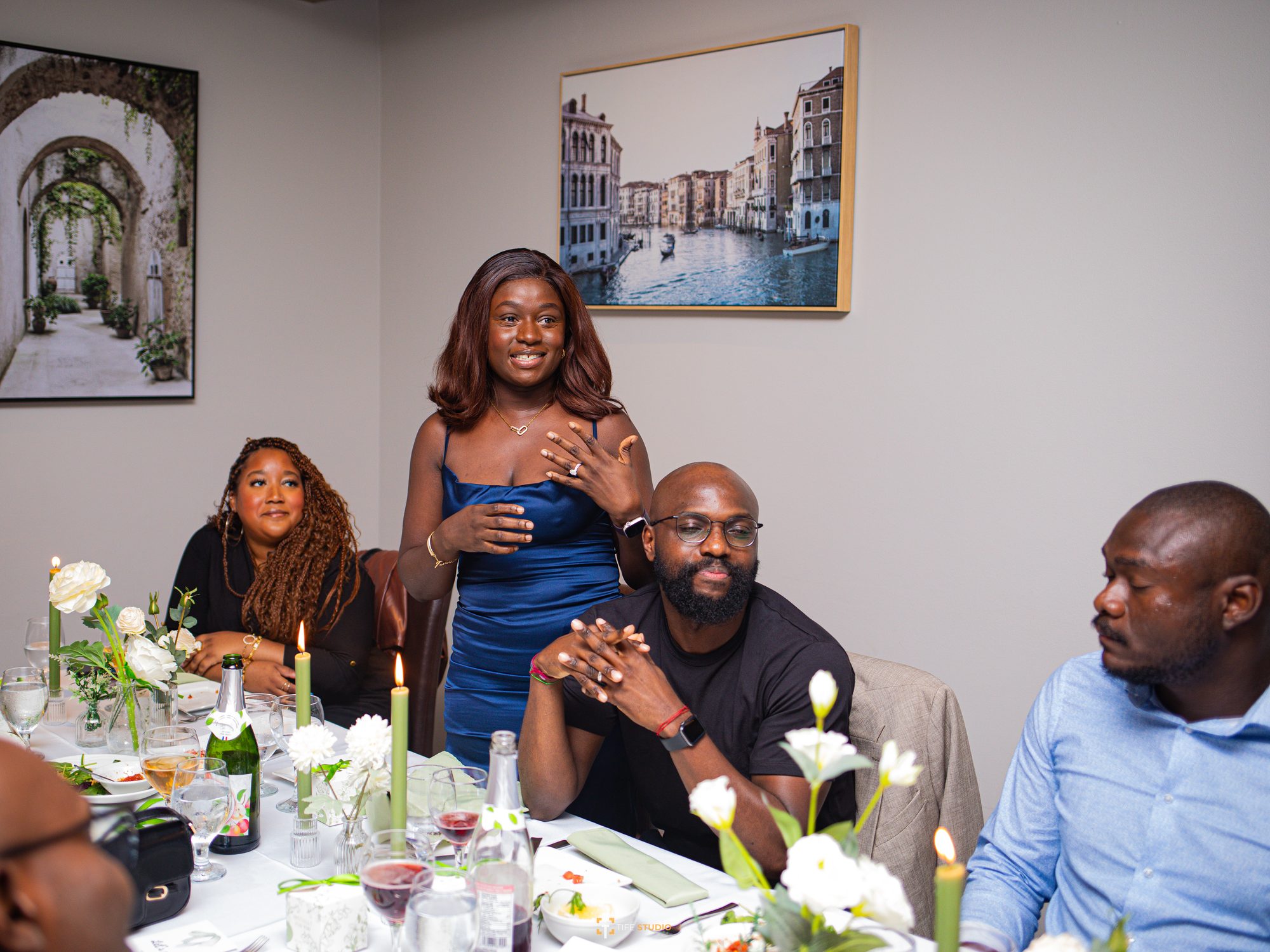 Dinner event photography